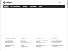 Tablet Screenshot of cataligent.de